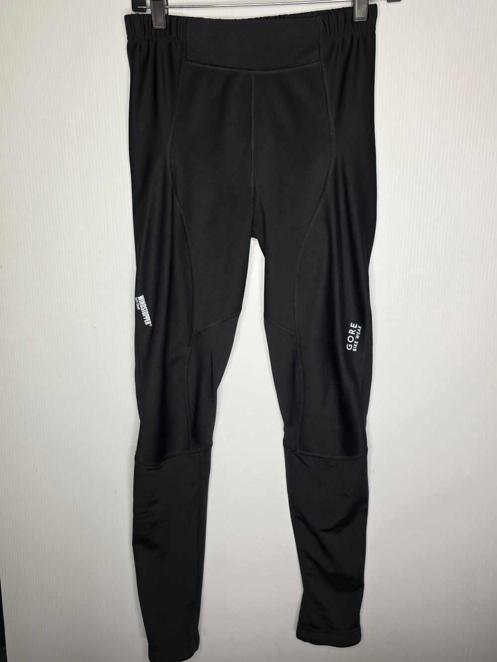 GORE BIKE WEAR Windstopper Soft Shell Cycling Pants Black USA M EU 38 Reflective
